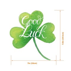 St Patricks Day Decorations,St Window Clings 122 PCS Green
