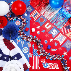 250th Anniversary Parade Car Decoration Kit – 4th of July Golf Cart Set