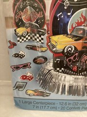 Fun Rock & Roll Classic 50’s Table Decorating kit and 4 Pack Napkins Classic Car