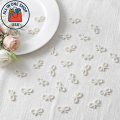 Pearl Table Decor for Weddings, Parties, and Crafts – Faux Bead Charms 400 Pcs