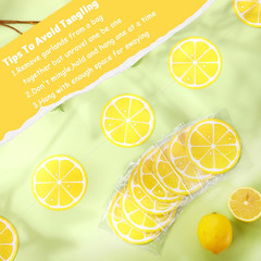8 Packs Lemon Party Banner Decorations Graduation Lemonade Bar Decor Lemon Paper