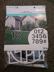 Celebrate It 33 pc. Yard Sign. Player #, Birthda, Anniversary. New In Package.