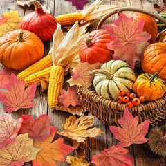 Arbootjin Fake Fall Leaves 100 Pcs Artificial 3.15 x inches, Muticolor