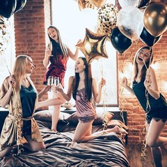 65pcs 12 Inches Black Gold Confetti Balloons Kit Metallic Gold and Black White
