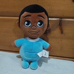 Black Paper Party Christmas, Boy 9 inch Tall Plush, Blue D22