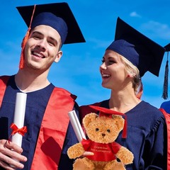 3 Pcs 2026 Graduation Gift Set Include Graduation Plush Bears Inspirational C…