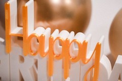 Happy Birthday Sign Party Table Decor Cake Table Centerpiece Gift