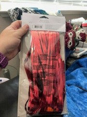 Red Foil Fringe 8ftx3ft Door Curtain Decoration New!!!