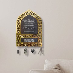 Ramadan Mosque Night Table Key Hook EID Mubarak Party Islam Muslim Home Decor JQ