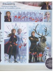 Disney FROZEN 2 II Scene Setter BIRTHDAY party wall poster backdrop Anna Elsa +