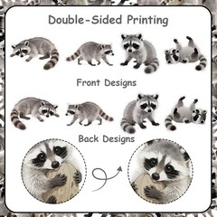 Raccoon Hanging Swirls Ceiling Streamers Birthday Baby Shower Party 24 PCS