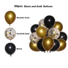 Black and Gold Birthday Decorations Happy Birthday Banner Gold Black Gold
