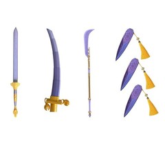 KPop Demon Hunters SwordToy Rumi Cosplay Weapon Toys Collectible Kids Gift Kid