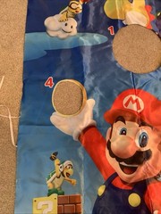 Super Mario Brothers Toss Game Target Nylon Fabric