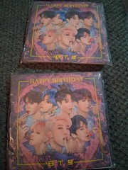 Kpop BTS Birthday Party Kit Supplies Table Covers Plates Cups Hats Straws +