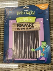 Halloween Home Decoration set kit- bunting spiders web curtain light up wand etc