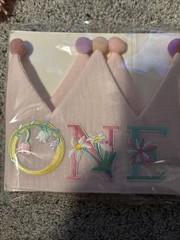 High Chair Banner Birthday Decorations 1ST Birthday Crown And #1 New In Box