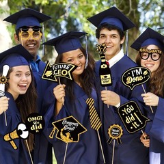 30 Pcs Graduation Photo Booth Props 2026,Grad Party Supplies for College,…