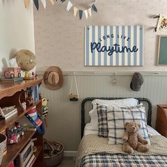 Playroom Wall Decor, Toddler Playroom Decor Hanging Linen Banner,Play Room Wa…