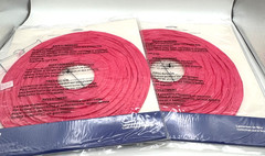 Party Lantern Raspberry Pink 12″ Round Paper Set of 2 by Paper Art NOS
