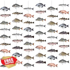 Pasimy Fish Birthday Banner Style Fish