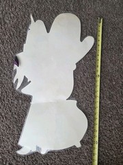 Halloween Laminated Diecut Witch Amd Ghost