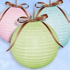 3 Pretty WEdding Baby Anniversary Shower Decoration Ribbons pink blue green