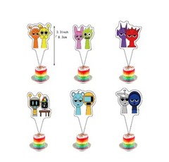 Sprunki Party Supply Decoration Banner Cake Topper Cupcake Toppers Backdrop and