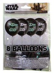 Unique Star Wars Mandalorian Grogu Tablecover & Balloons Party Lot