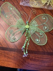 Bright Ideas Tulle Butterflies Party Decorations Room Decor Mesh Wired Hanging