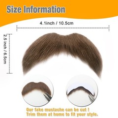 Self Adhesive Fake Mustache Novelty Funny Mustache for Costume Festival Party