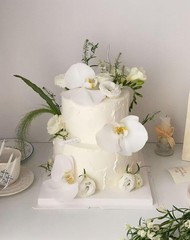 2 Tiers 6/8 Inch Wide 4 Inch Tall Round Styrofoam Fake Cake Dummies Set