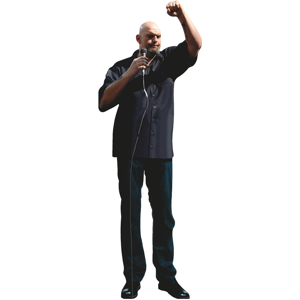 John Fetterman Lieutenant Governor For Pennsylvania Senate Cardboard Cutout