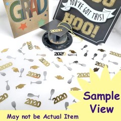 Gold 2025 Confetti Year 2025 Glitter Metallic Retail Pack #7642 QS0