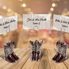 Beistle Cowboy Boots Photo/Balloon Holder Party Accessory (1 count)