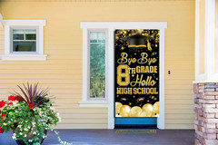 8TH Grade Graduation Decorations 2026, 8TH Grade Graduation Door Cover, Bye Bye