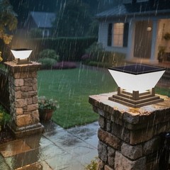 Solar Post Cap Light for 7×7 to 10×10 cm Garden Fence For Posts IP65 Rated
