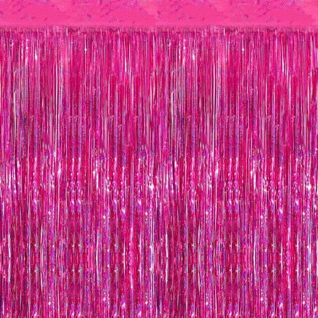 PMU Metallic Fringe Curtains in Multicolor