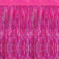 PMU Metallic Fringe Curtains in Multicolor