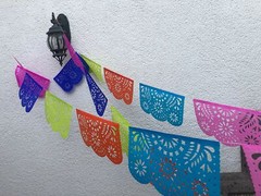 Mexican Papel Picado Banner (5 Count) Mexican Fiesta Decorations 50 Paper Tis…