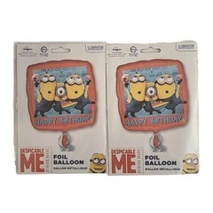 Despicable Me Foil Balloon Happy Birthday Party Decoration 17″ (Lot Of 2)