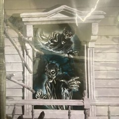 Haunted Hotel Window Silhouettes Add-on Halloween Scene Setters Spooky