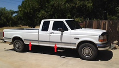 24′ Chrome Black Side Body Trim Molding Replace for1992-1996 F150, F250, F350