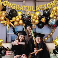 18 Inch Black Balloons 12 Pack Large Latex Party Balloons Round Helium Balloo…