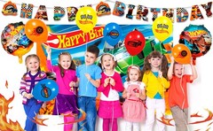 114 Pcs Hot Wheels Party Decorations Car Party Supplies Balloons Tableware Cups