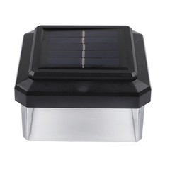 Outdoor Solar Fence Light LED Warm White Light for Various Fence Post Sizes