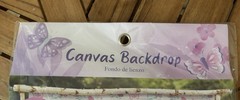 Butterfly Floral Photography Canvas Background 62”x64.9” Birthday Party Events