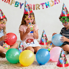 Super Mario Party Decoration Mario Game Birthday Supplies Blow Outs Glasses Hat