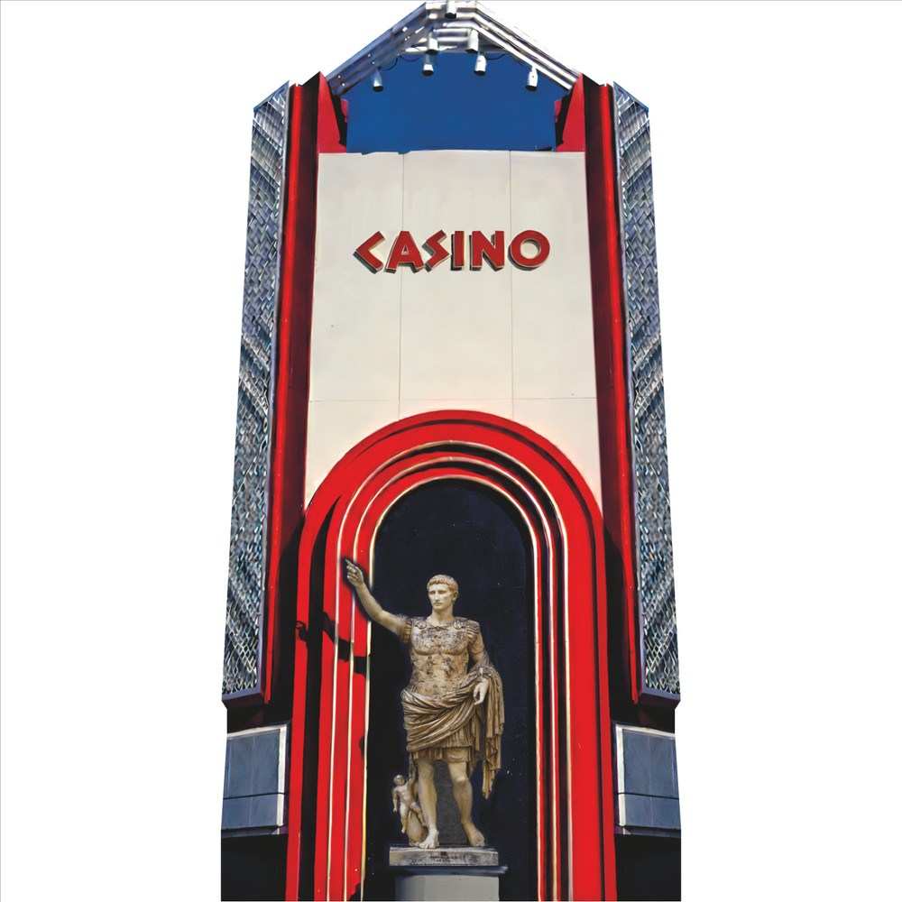 SP13514 Atlantic City Casino Caesar Statue New Jersey Cardboard Cutout Standee S