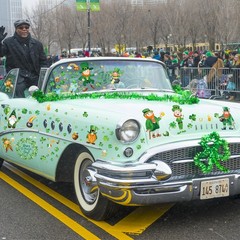 336 PCS St Patricks Day Window Clings, 9 Sheets Patrick’s 9 inches, Green